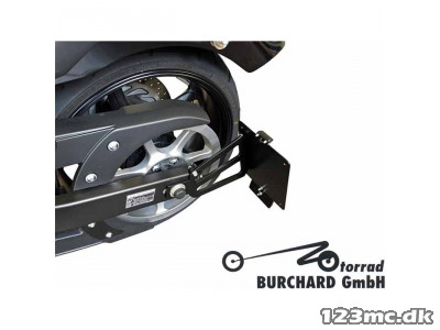 Sidehængt nummerpladeholder XVS 1300 Stryker Blank Sort