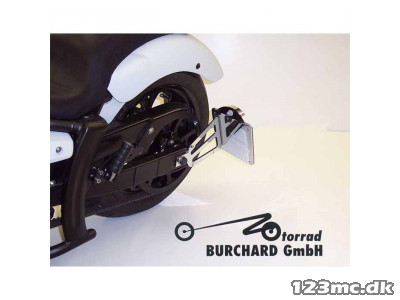 Sidehængt nummerpladeholder XVS 1300 Stryker Chrome