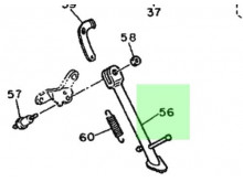 Sidestøttefod - Yamaha XV 535