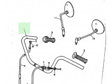 Styr originalt - Yamaha XV 535