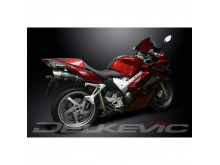 Udstødning Delkevic Rund Carbon - Honda VFR 800