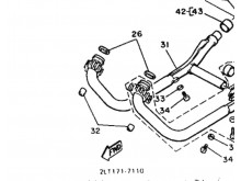 V-Max 1200 - udstødningspakning