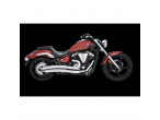 VANCE & HINES 2-2 BIG RADIUS UDSTØDNINGER - XVS 1300 STRYKER (B-Stock) til Yamaha