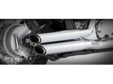 Vance & Hines Twin Slash Chrome Suzuki
