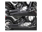 Vance & Hines Twin Slash Sort Udstødning Suzuki