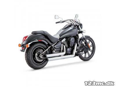 Vance & Hines Twin Slash Staggered Chrome Udstødning VN 900