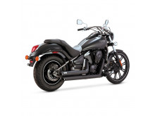 Vance & Hines Twin Slash Staggered Sort Udstødning VN 900
