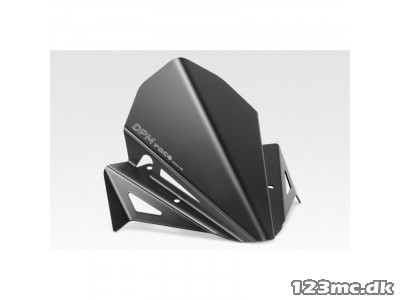 VINDSKÆRM I SORT ALUMINIUM