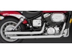 VT750 Black Widow Vance And Hines Straight Shots til Honda