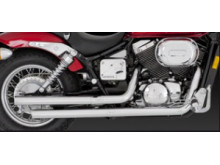 VT750 Black Widow Vance And Hines Straight Shots