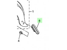 Yamaha - Kabel holder til forskærm