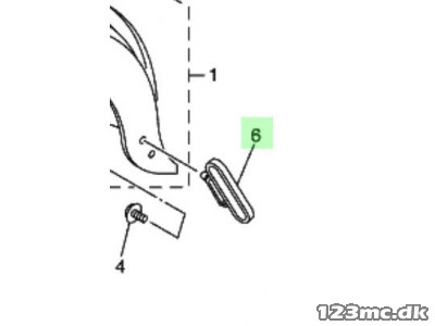 Yamaha - Kabel holder til forskærm