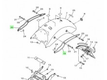 Yamaha XVS 950 - Fender strut