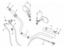 Yamaha XVS 950A - original Styr