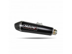 Yasuni Gloss Black Udstødning CBR 250 13- til Honda CBR 250 R